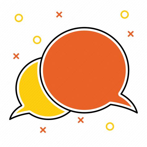 Bubble Chat Communication Conversation Message Icon Download On