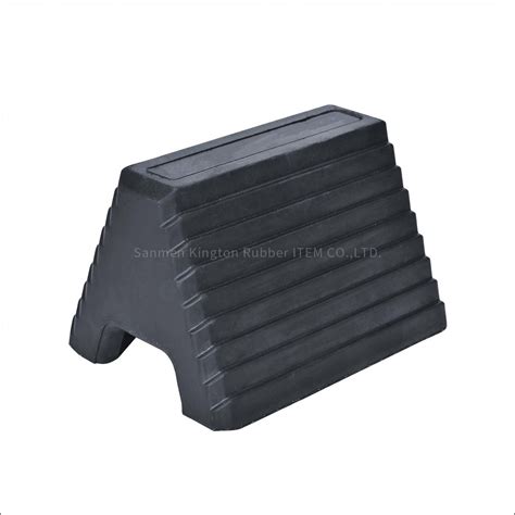 Heavy Duty Truck Rubber Wheel Chock Rubber Wheel Stopper China