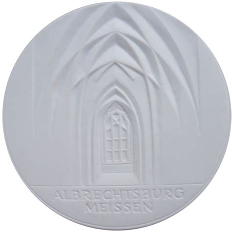 Medal Albrechtsburg Meissen República Democrática Alemana Numista