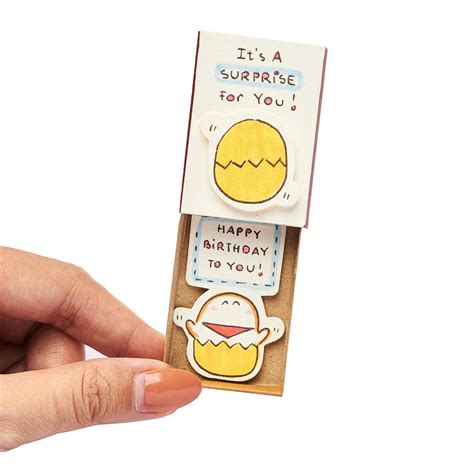 Funny Egg Birthday Card Matchbox/ Surprise Birthday Gift/ | Etsy