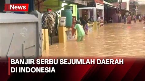 Intensitas Hujan Tinggi Banjir Rendam Sejumlah Wilayah Di Semarang Dan