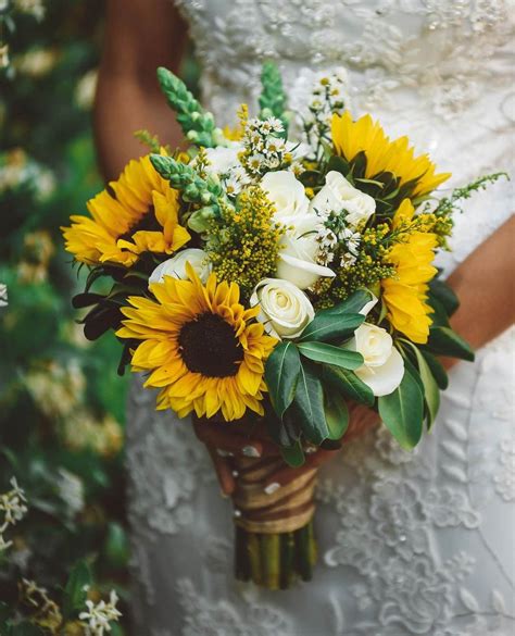 Ramo De Girasoles Razones Para Usar Esta Hermosa Flor En Tu Boda