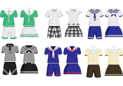 School Children Uniform Vectors 91092 Vector Art at Vecteezy