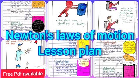 Newton S Laws Lesson Plan