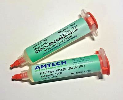 Amtech Flussmittel Flux Nc Asm Uv Tpf No Clean Ml Nadel Ebay