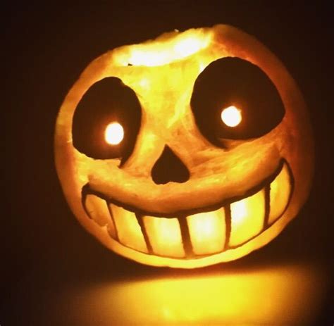 This is a pumpkin. And its Sans. | Undertale Amino