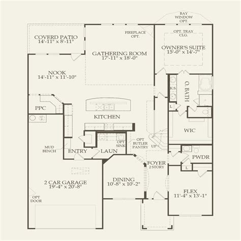 Pulte Homes Continental Floor Plan The Floors