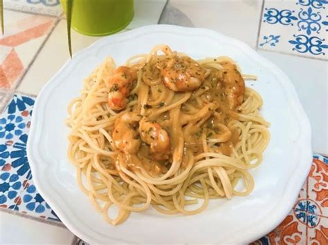 Pasta Con Crema De Gambas Recetas Fáciles Reunidas