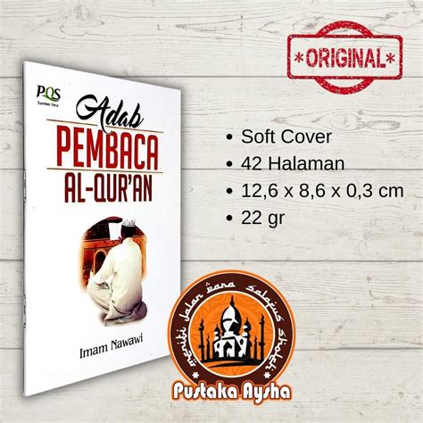 Jual Adab Pembaca Al Quran PQS Pustaka Aysha Shopee Indonesia