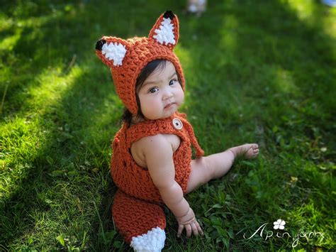 Baby Fox Costume Baby Fox Outfit First Halloween Costume | Etsy