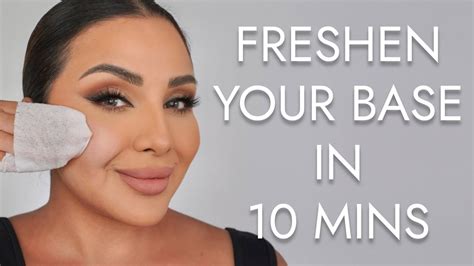 HOW TO RE APPLY YOUR FOUNDATION BASE IN 10 MINUTES NINA UBHI YouTube