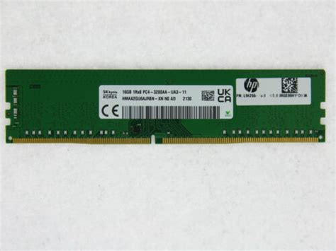 Sk Hynix Gb Ddr Rx Ram Memory Pc Aa Ua Hmaa Gu Ajr N