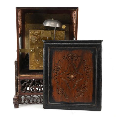Sold Price Rare Antique Chinese Fusee Rosewood Clock Horology March