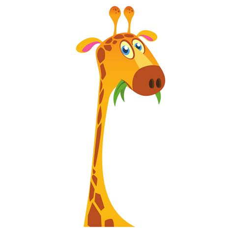 söt giraff huvud tecknad serie illustration 23353936 PNG