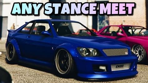 Gta Online Stance Car Meet Live Ps Read Rules In The Description