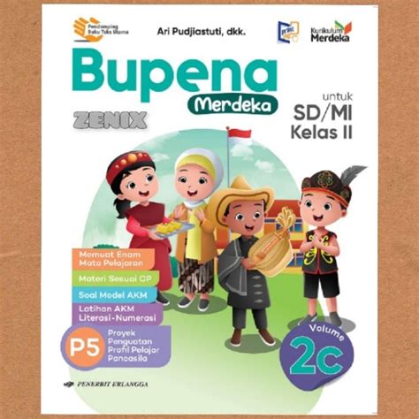 Jual Buku Bupena Merdeka Sd Mi Kelas 2 Volume 2a 2b 2c 2d Kurikulum