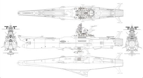 Space Battleship Yamato Blueprints