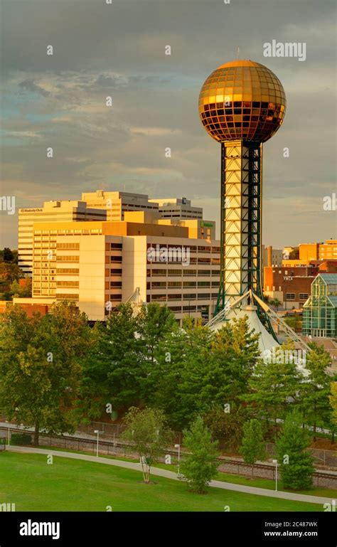 Sunsphere In Worlds Fair Parkknoxvilletennesseeusa Stock Photo Alamy