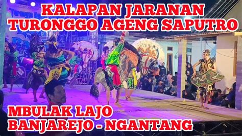 Kalapan Jaranan Turonggo Ageng Saputro Banjarejo Youtube