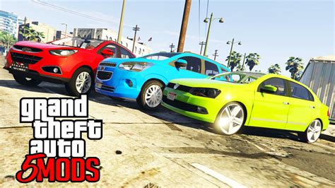 GTA 5 Mods 3 Carros Originais Brasileiros GTA V PC MOD IX35 SPIN