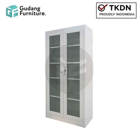 Jual Lemari Besi Kantor Lemari Arsip Kaca Filling Cabinet Metal