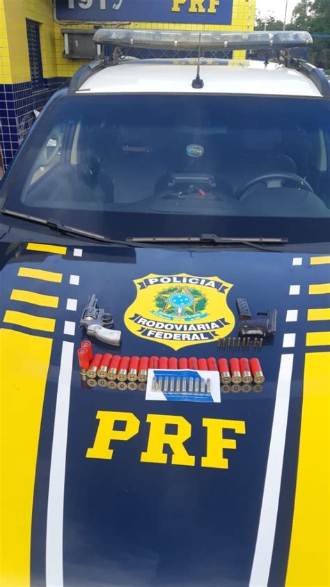 Prf Detém Homem Portando Revólver E Pistola Em Patos De Minas Mg