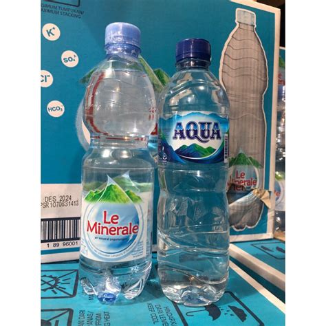 Jual Air Mineral Botol 600 Ml Aqua Le Minerale Shopee Indonesia