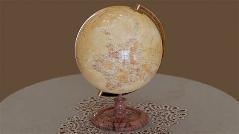 High poly globe model sphere lamp 3D model | CGTrader