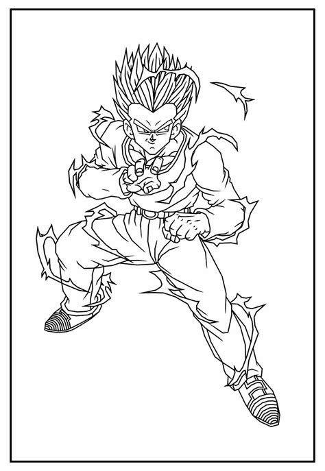 Desenhos Do Gohan Para Colorir Bora Colorir