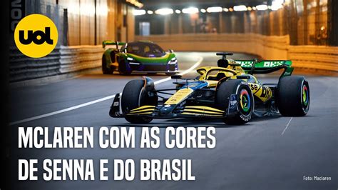 MCLAREN FAZ TRIBUTO A AYRTON SENNA E USARÁ AS CORES DO BRASIL NO CARRO