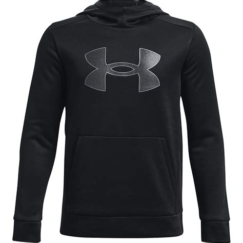 Under Armour Boys Big Logo Fleece Hoodie Academy