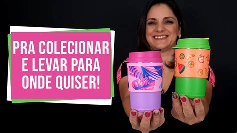 Copo Para Viagem Tupperware Youtube