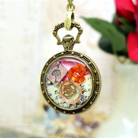 Alice In Wonderland Pocket Watch