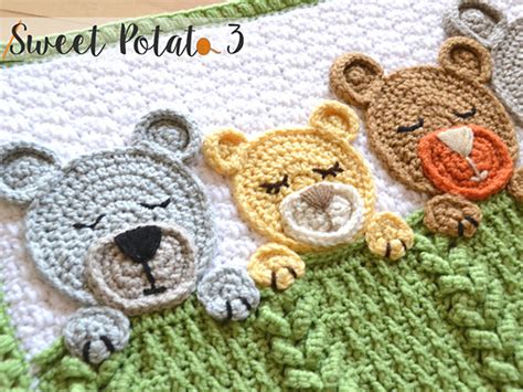 Ravelry Sleep Tight Teddy Bear Blanket Pattern By Sweet Potato