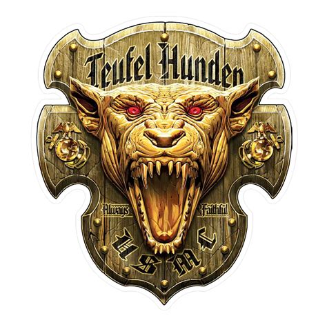 Teufel Hunden Devil Dog Decal — Sgt Grit