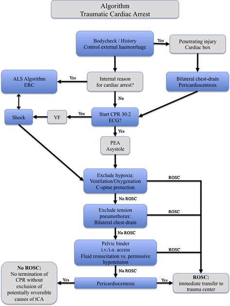 Requirement For A Structured Algorithm In Cardiac Arrest Following