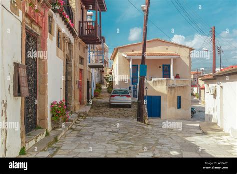 street scene in an old town in Europe Stock Photo - Alamy