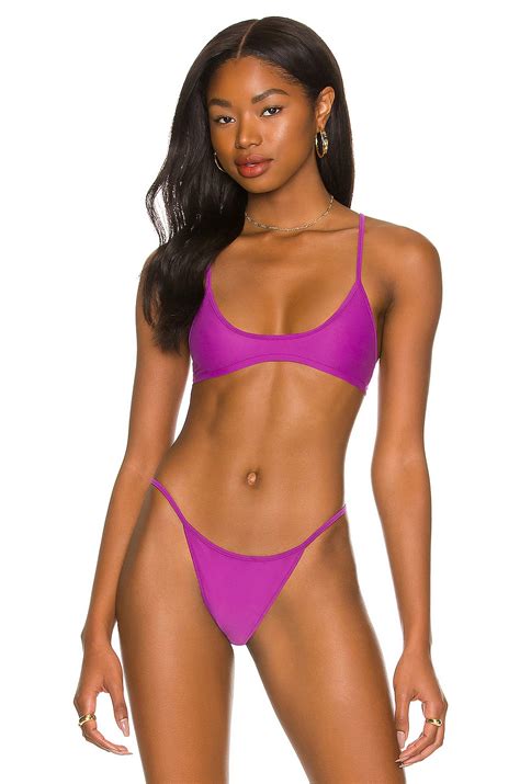 Tropic Of C Rio Bikini Top In Violet REVOLVE