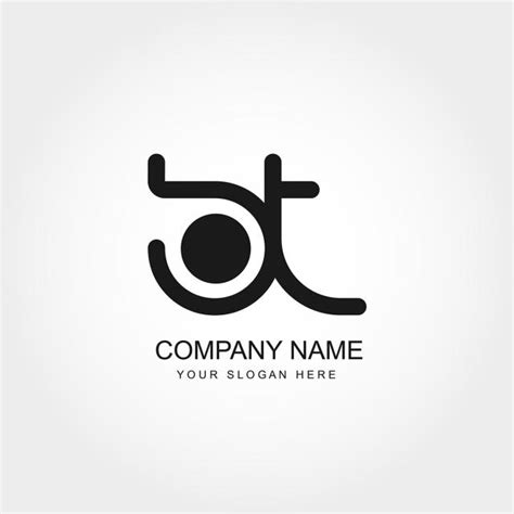 Initial Letter Bt Logo Template Vector Design Template For Free