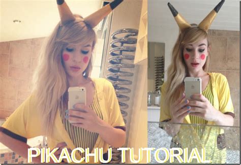 Pikachu (Birthday) Makeup Tutorial! - Katie Snooks