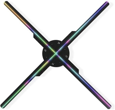 Giwox 3d Hologram Led Fan 3d Holographic Video Projector With Metal