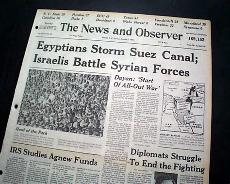 Yom Kippur War Begins In 1973