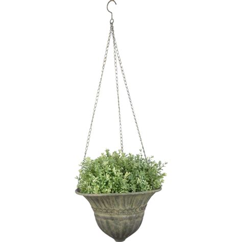 Esschert Design Aged Metal Hanging Pot Bloomling International