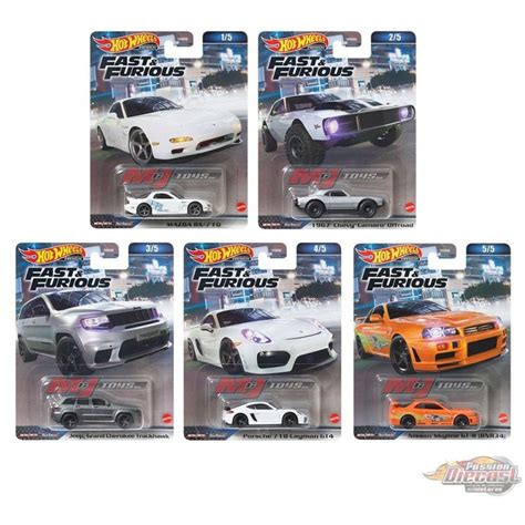 Hot Wheels - Car Culture - 1:64 - Fast & Furious Premium 2023 A ...