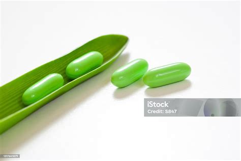 Green Capsule Stock Photo Download Image Now Antibiotic Back Lit