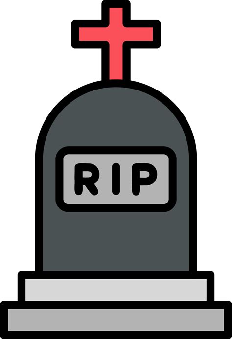 Tomb Vector Icon 21025364 Vector Art At Vecteezy