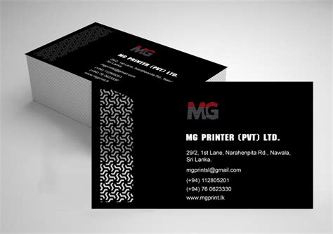 Business Card – Laser cut – MG Printers