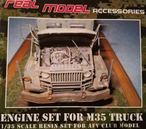 1/35th scale :: US M35 Truck Engine