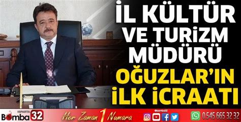 İl Kültür ve Turizm Müdürü Oğuzların ilk icraatı