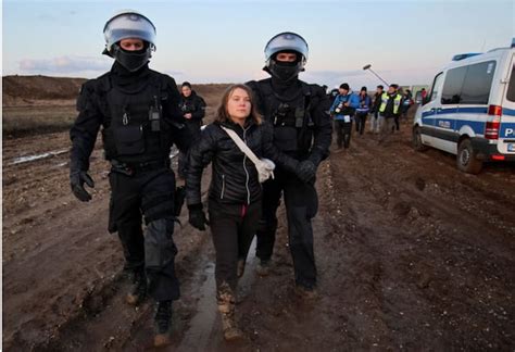 Greta Thunberg La policía de Alemania detiene a la activista en